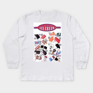 Jojo's Ice Cream Kids Long Sleeve T-Shirt